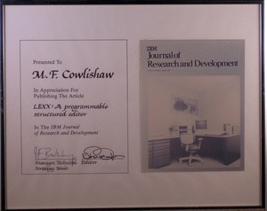 IBM Journal of R&D – LEXX IBM Journal of R&D – LEXX
