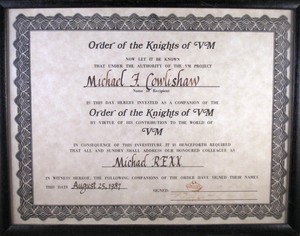 Knights of VM – Michael REXX Knights of VM – Michael REXX